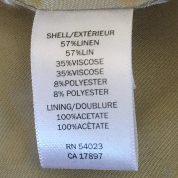 Banana Republic 40R Made in Egypt Linen Jacket/Blazer/Sport Coat - Picture 12 of 12